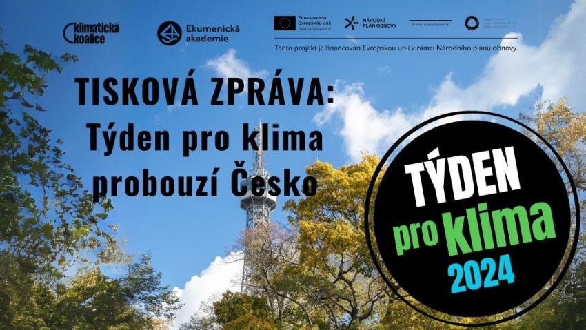 Týden pro klima probouzí Česko. Zahajovací akce nabídne slam poetry i debatu o systémových změnách